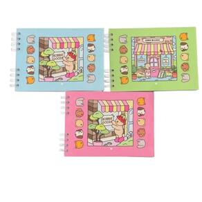 Kit Colorir 3 Unidades Caderno Pintura Espiral Duplo Premium