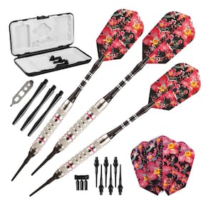 Dardos de ponta macia Viper Desert Rose 16 g com estojo rosa 20-0600-16