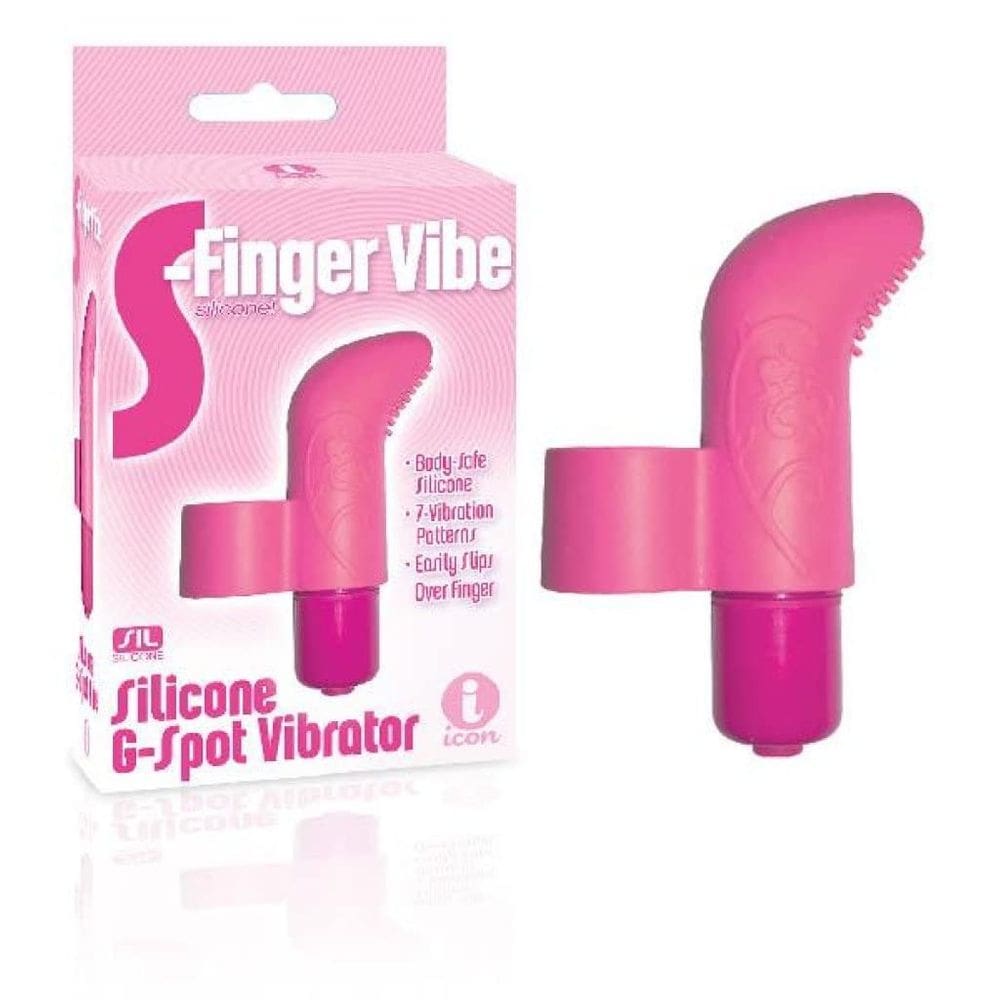 Silicone rosa Finger Vibe The 9`s S-Finger