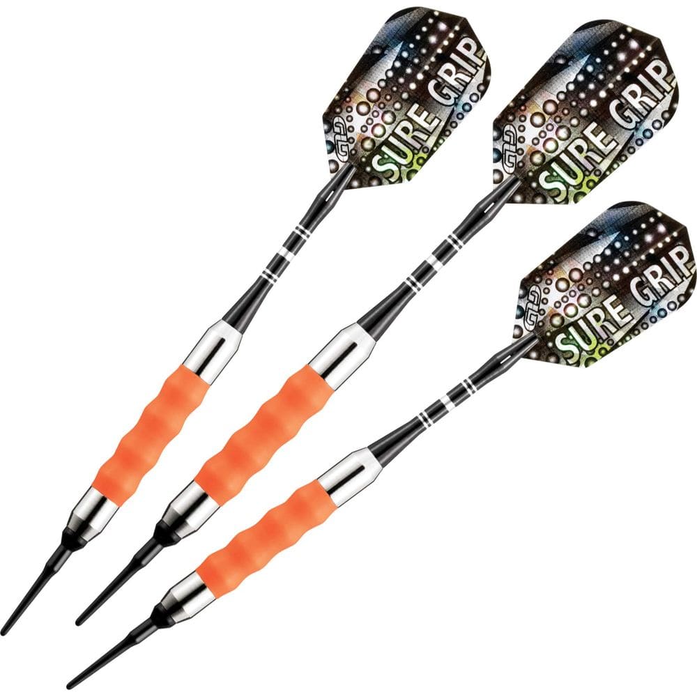 Dardos Viper Sure Grip Soft Tip 16g laranja