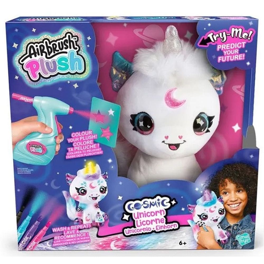 F0193-5 Fun Unicornio Com Luz Airbrush