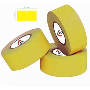 Etiqueta p/Preço Mx 5500 21x12 C/1000 Amarela 10 rolos