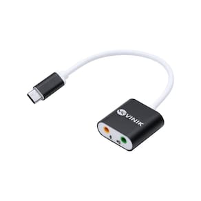 Adaptador Fone De Ouvido P2 3.5mm Duas Vias Para Usb Tipo C Fone + Microfone- Adfmusbtc
