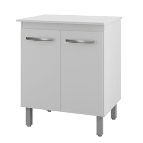 Balcão Multiuso para Forno e Micro-ondas Serena Branco - Moblis