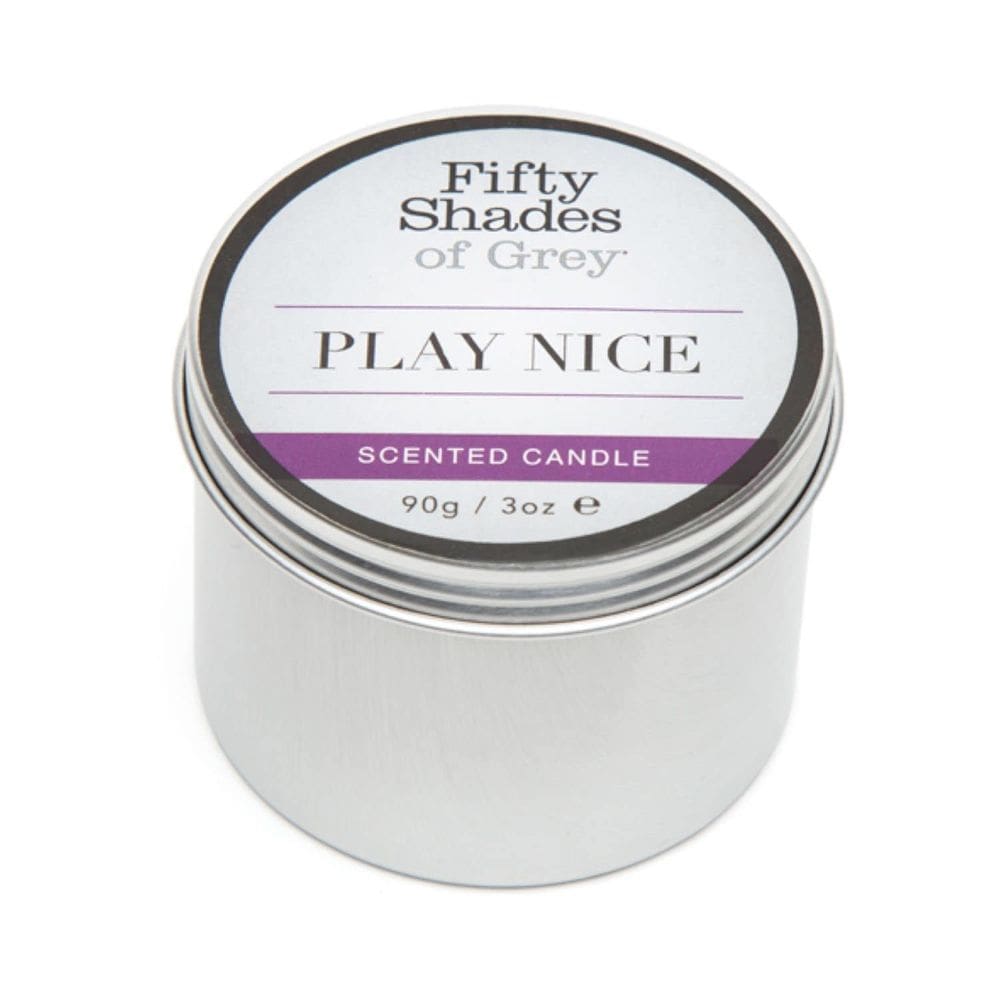 Vela Cinquenta Tons de Cinza Play Nice Vanilla 90g LoveHoney
