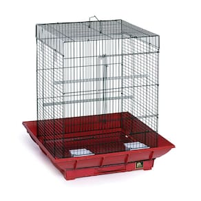 Gaiola para calopsitas Prevue Hendryx SP850R/B Clean Life vermelha/preta