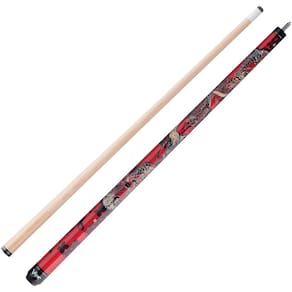 Taco de bilhar/sinuca Viper Junior 48 2 peças Dragon 0,45 kg vermelho