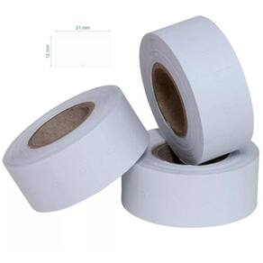Etiqueta p/Preço Mx 5500 21x12 C/1000 Branco 10 rolos