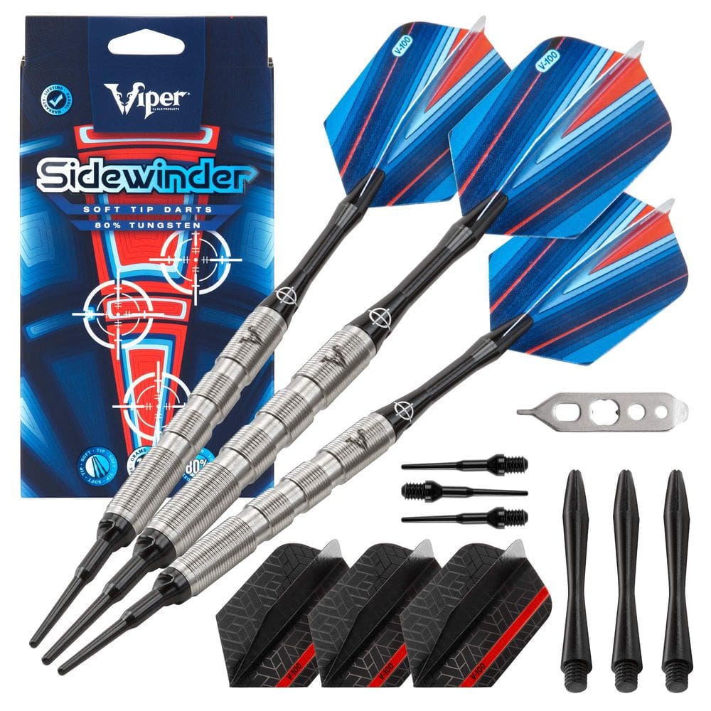 Darts Viper Sidewinder 80% Tungsten Soft Tip 18g para dardos