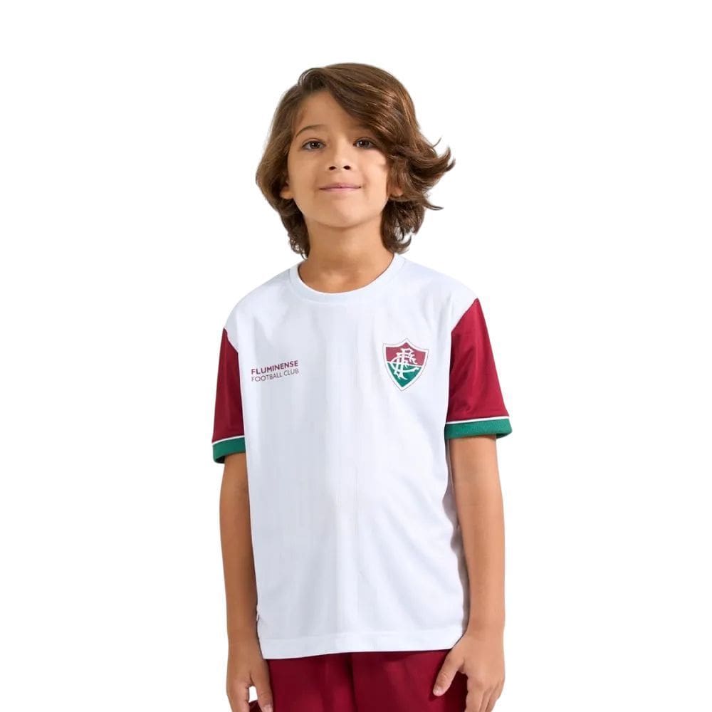 Camiseta M/C Fluminense Mistura 00300727801 - Branco/Bordo 10A
