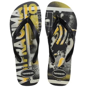 Chinelo Havaianas Top Athletic Masculino - Preto e Amarelo