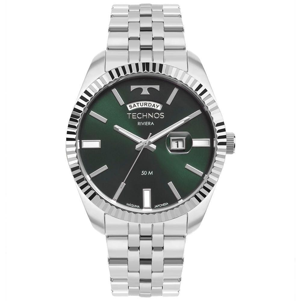 Relógio Technos Masculino Riviera Prata - 2350ai-1v 2350ai-1v