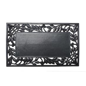 Capacho DII Rubber All Weather 18x30cm Leaf Border