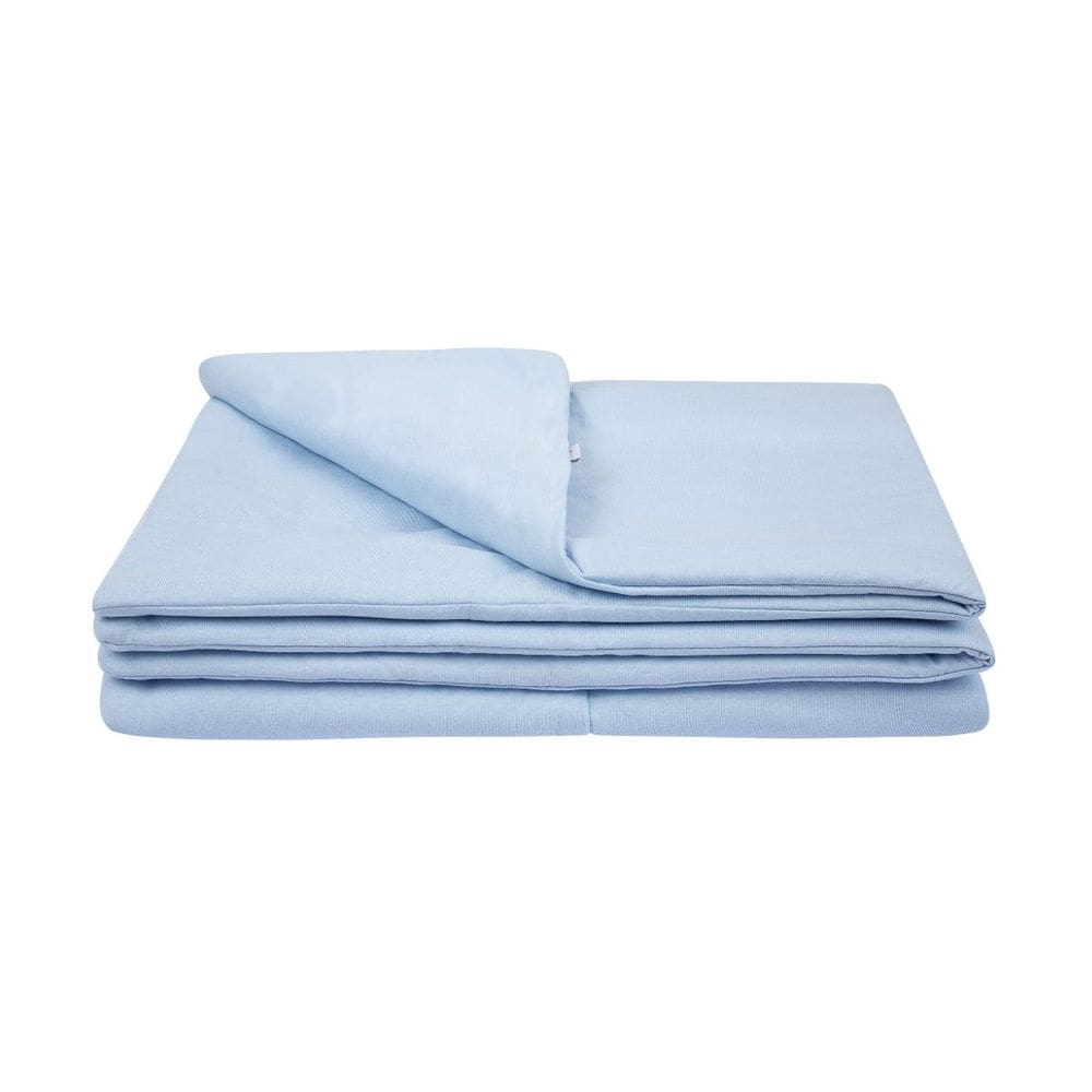 Edredom Bebê para Berço Liso 90cm x 70cm Azul - Hug