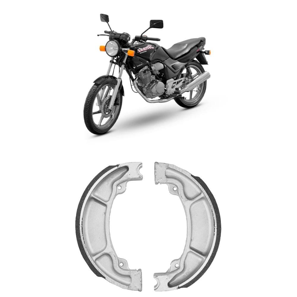 Sapata Lona Freio Cbx 200 Strada Max 150 Dia-Frag DFH-00127