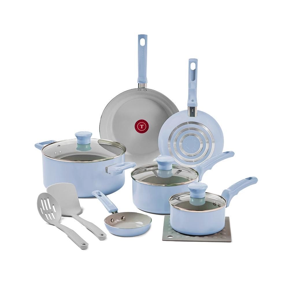 Jogo 6pçs Tefal Refresh Ceramic Azul Ártico + 3 Acess.