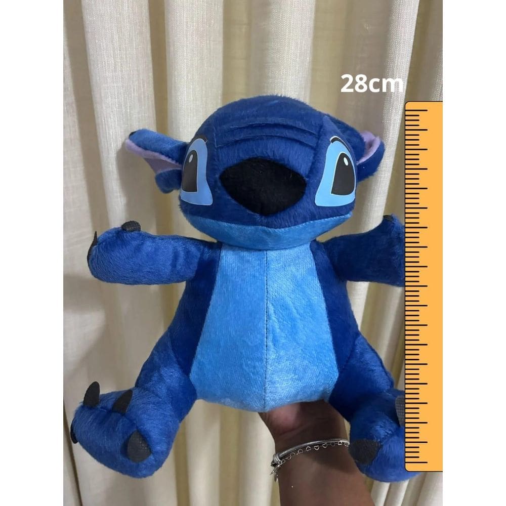Urso Pelúcia Stitch 28 Cm Azul