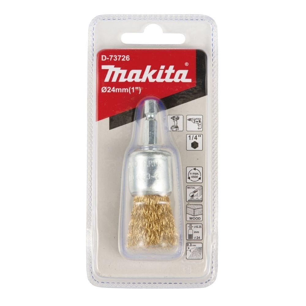 Escova De Aço Tipo Pincel 24 Mm Makita