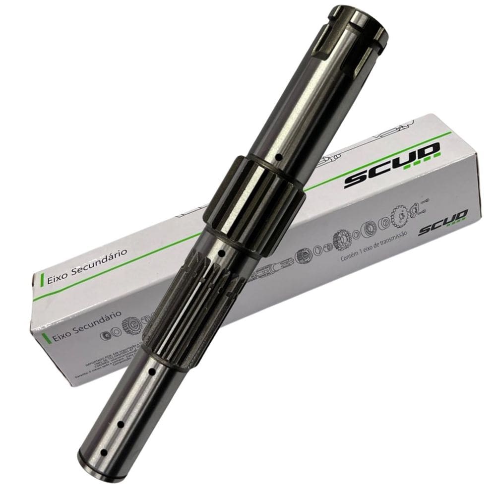 Eixo Secundario Pinhão Titan150 Fan125 150 2009 A 2018 Scud