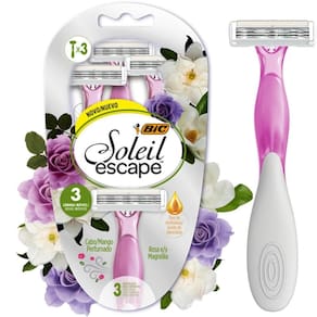 Barbeador Descartável Bic Soleil Escape Com 3 - Bic