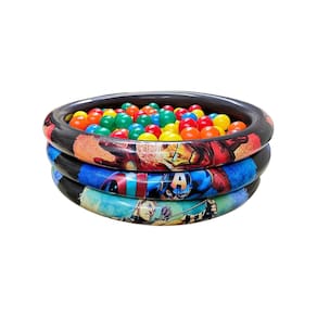 Piscina Infantil Inflável 100L Vingadores + 50 Bolinhas