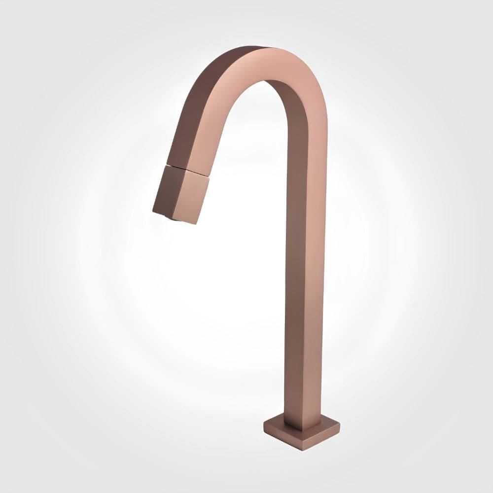 Torneira de Pia para Banheiro Cuba de Apoio Rosé Fosco Color Open Perflex