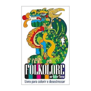 Folkolore - Livro Para Colorir E Desestressar - A4