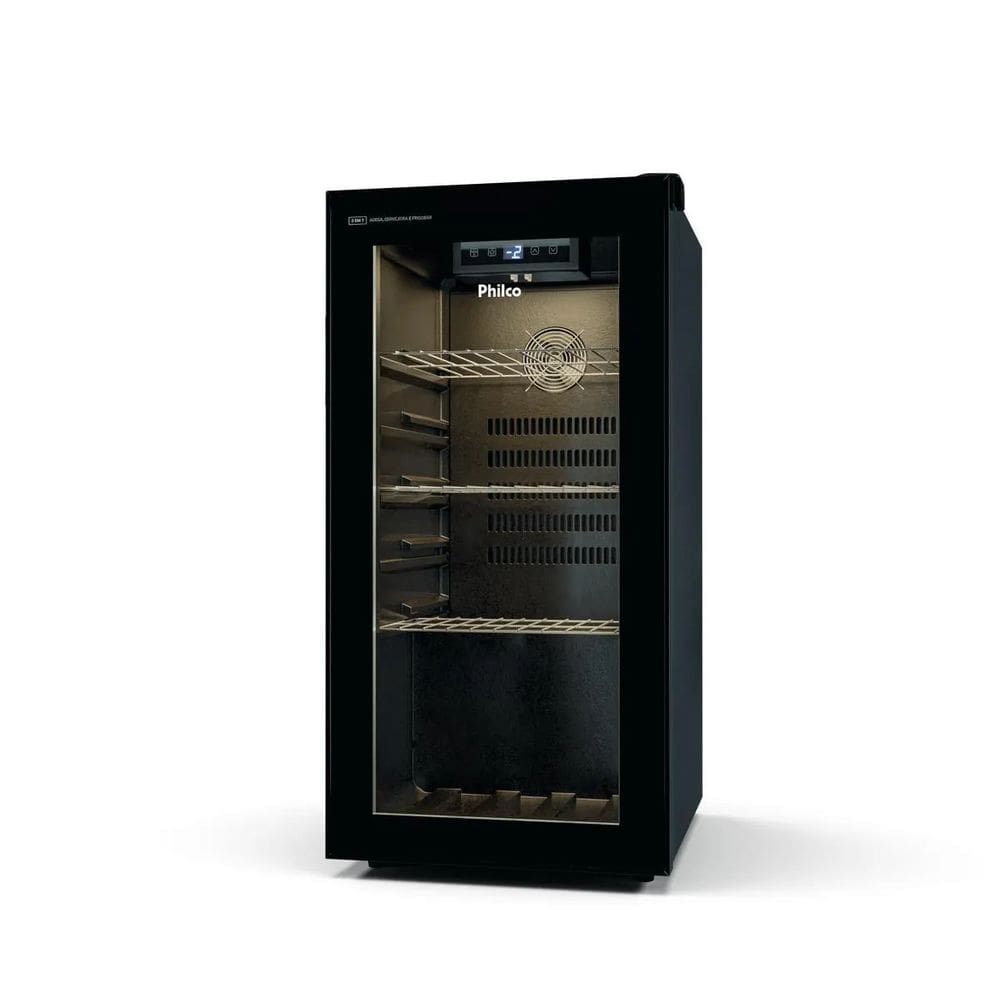 Cervejeira Philco PCV142P 91 Litros 3 em 1 Display Digital Preto-220v