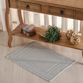 Tapete Nobile Jacquard 100% Algodão 1300g/m² 50x70cm Oyster