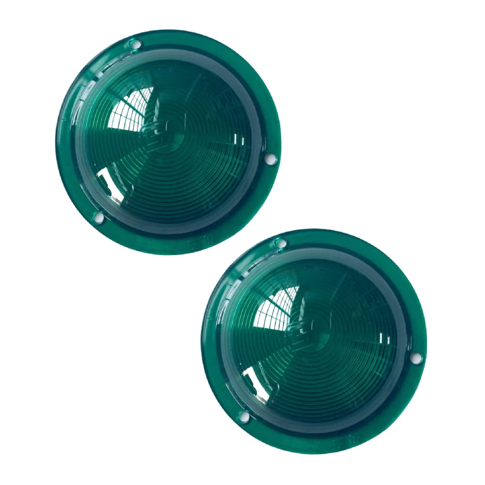 2 Lente Lanterna Degrau Universal Verde - Gf0007vd