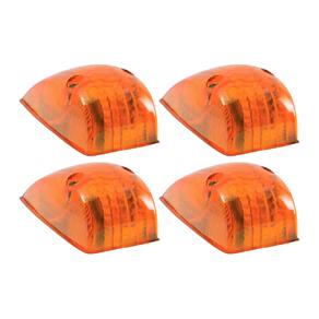 4 Lente Pisca Dianteira Mb L608 D Todos Amarelo Gf0021am
