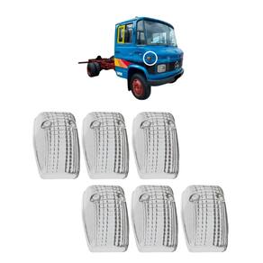 6 Lente Dianteira Seta Pisca 608 Mb608 Cristal Gf0021cr