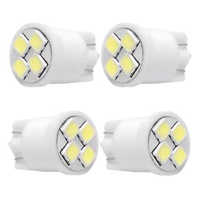 4 Lampada Pingao 4 Leds Branco Caixa 4 Pcs Meia Luz Painel Lu