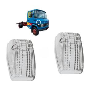 2 Lente Dianteira Seta Pisca 608 Mb608 Cristal Gf0021cr