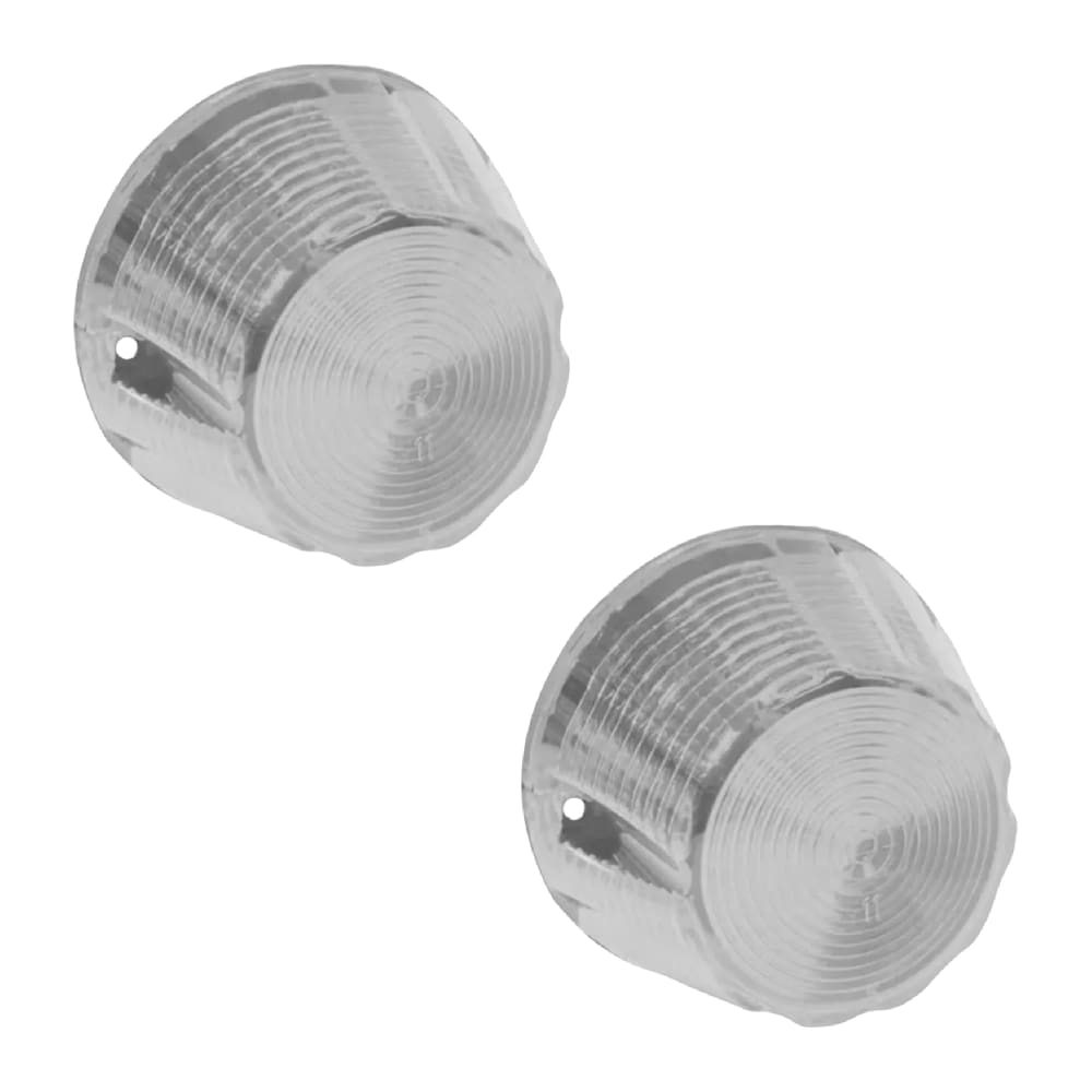 2 Lente Lanterna Lateral Modelo Pudim Cristal Gf0011cr