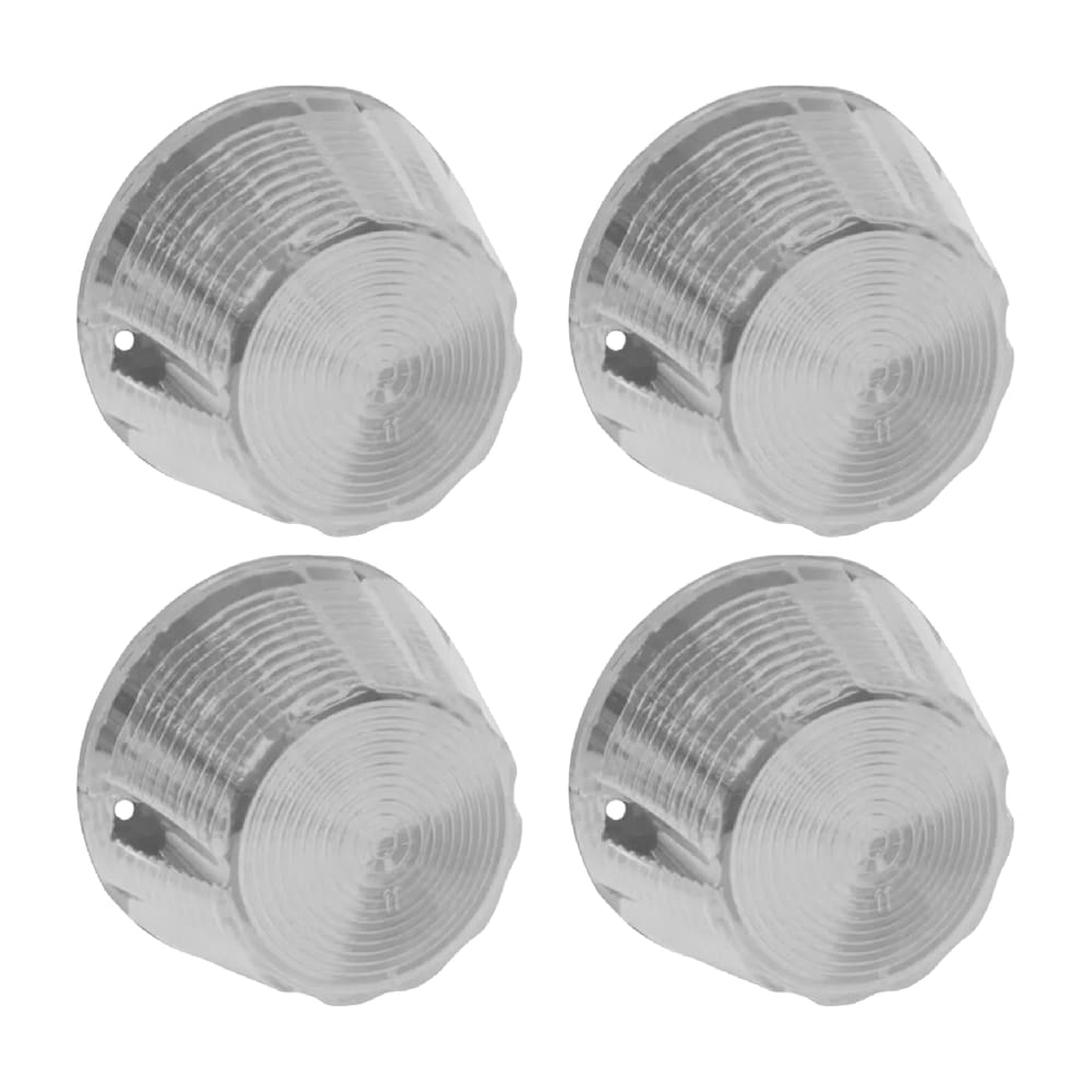 4 Lente Lanterna Lateral Modelo Pudim Cristal Gf0011cr