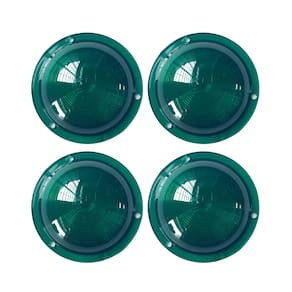 4 Lente Lanterna Degrau Universal Verde - Gf0007vd