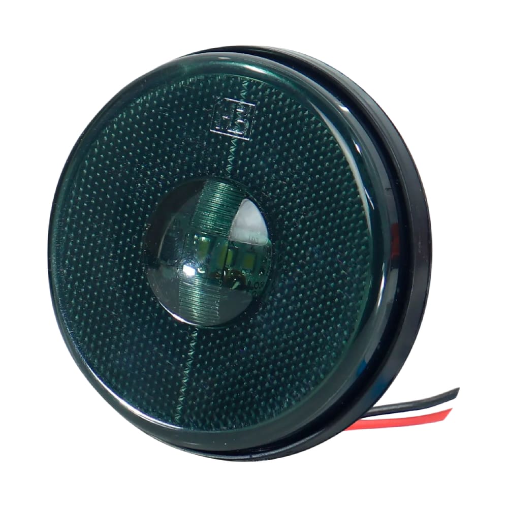 Sinaleira Lateral Para Carreta Led Verde Sem Suporte