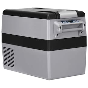 Mini Geladeira e Frigobar para carro Portátil Capacidade 42 Litros 12V 24V, COSTWAY 23822 CYXY, Cinza