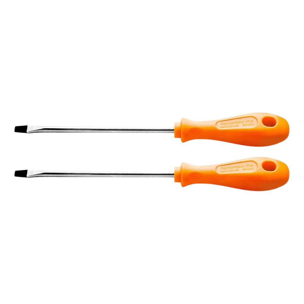 Kit 2 Chave De Fenda Crv 1/4x4 Tramontina Pro 44110/030