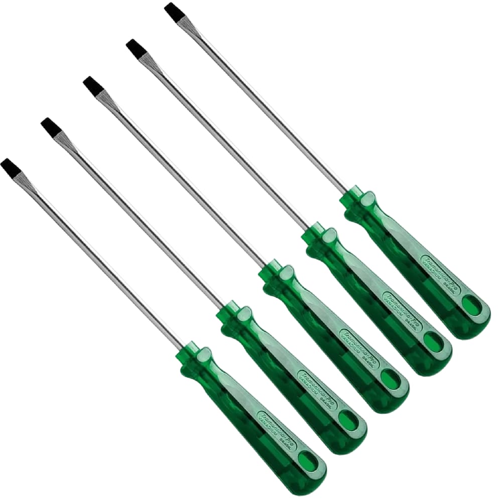 Kit 5 Chave De Fenda Crv 1/8x3 Crv Tramontina Pro 44110/010