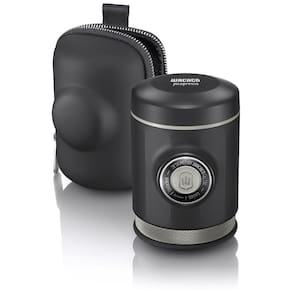 Cafeteira Elétrica Programável Picopresso Mini Expresso Manual Portátil com Estojo Protetor, WACACO, Preto