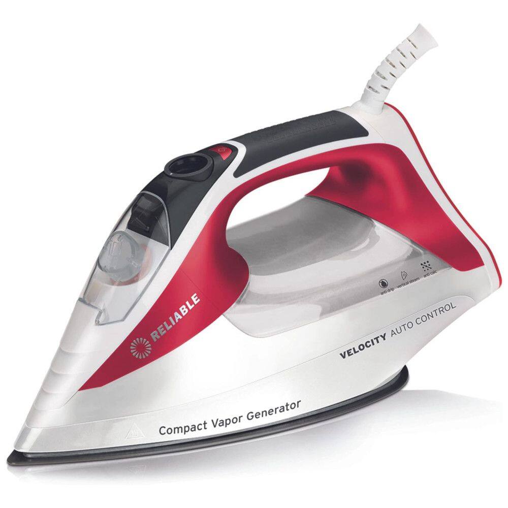 Ferro de Passar a Vapor 270IR, 8 Configurações Programáveis, 110v, RELIABLE Velocity, Vermelho