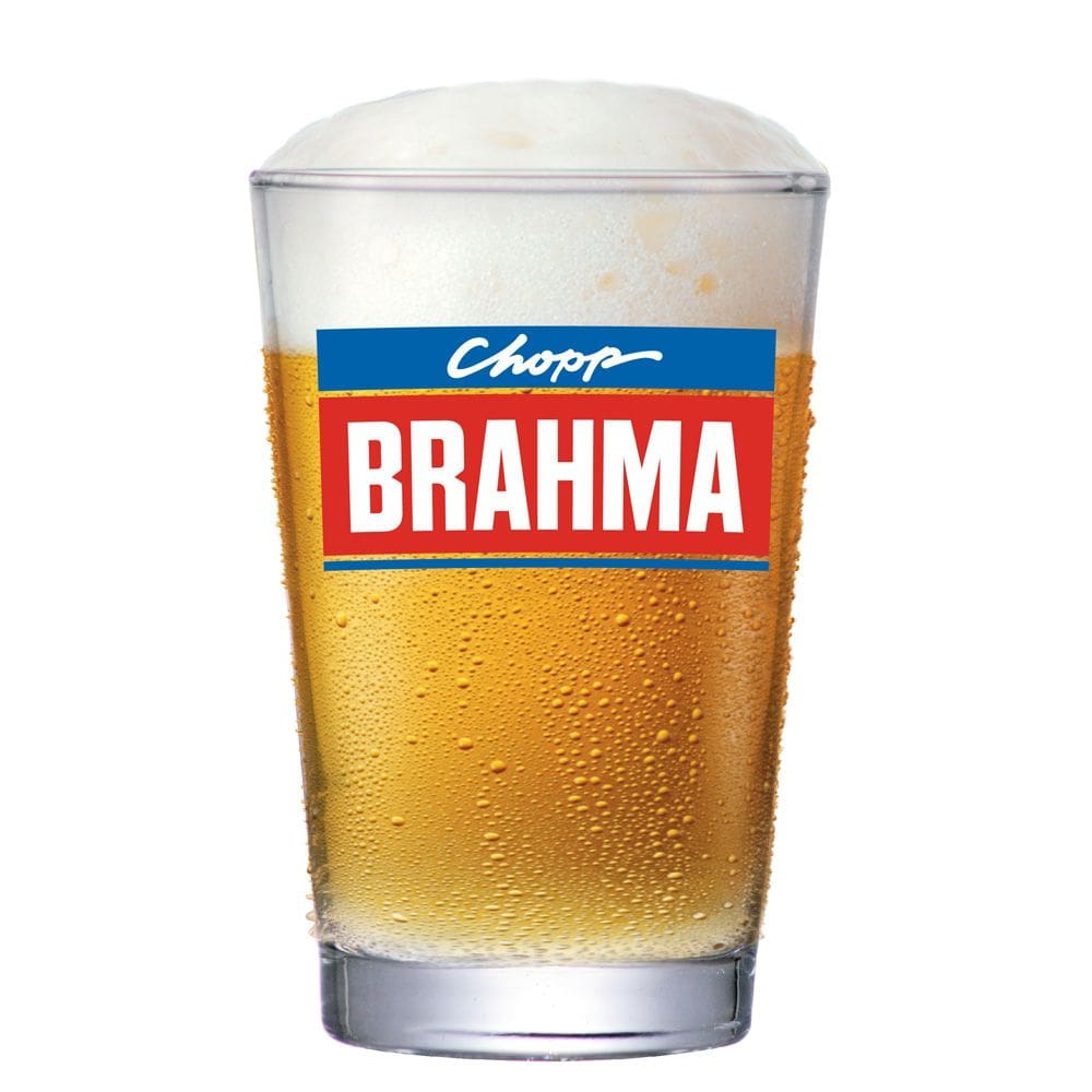 Copo de Vidro Brahma Para Chopp 350ml - Ruvolo