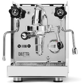 Máquina de Café Expresso em Aço Inoxidável com Controle de Temperatura PID e Modo Ecológico de Baixo Consumo, 110V 1500W, Diletta Bello,