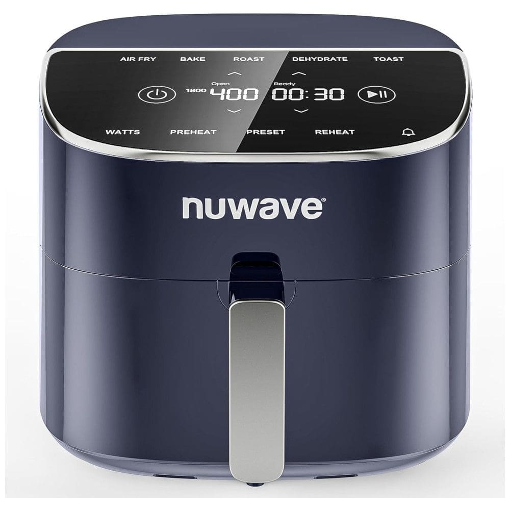Fritadeira Elétrica de Ar Digital Nuwave Brio Plus 8 Litros, Livre de Substâncias Químicas Nocivas, Novo Modelo com Controle por Toque,