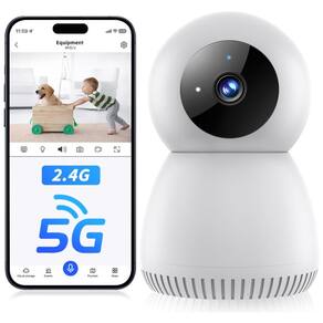 Câmera Indoor NoahTec, 1080P para Bebês e Pets, Detecção de Movimento por IA, Comunicação Bidirecional, Visão Noturna, Sirene, Compatível