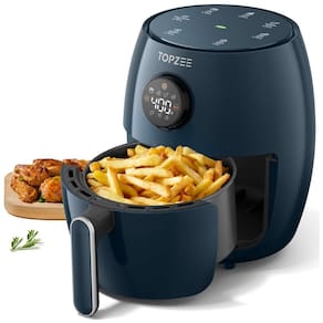 Fritadeira Elétrica de Ar Compacta 2,1 litros 4 em 1: Assa, Tosta, Reaquece, 98% Menos Óleo, Controle de Temperatura Ajustável e