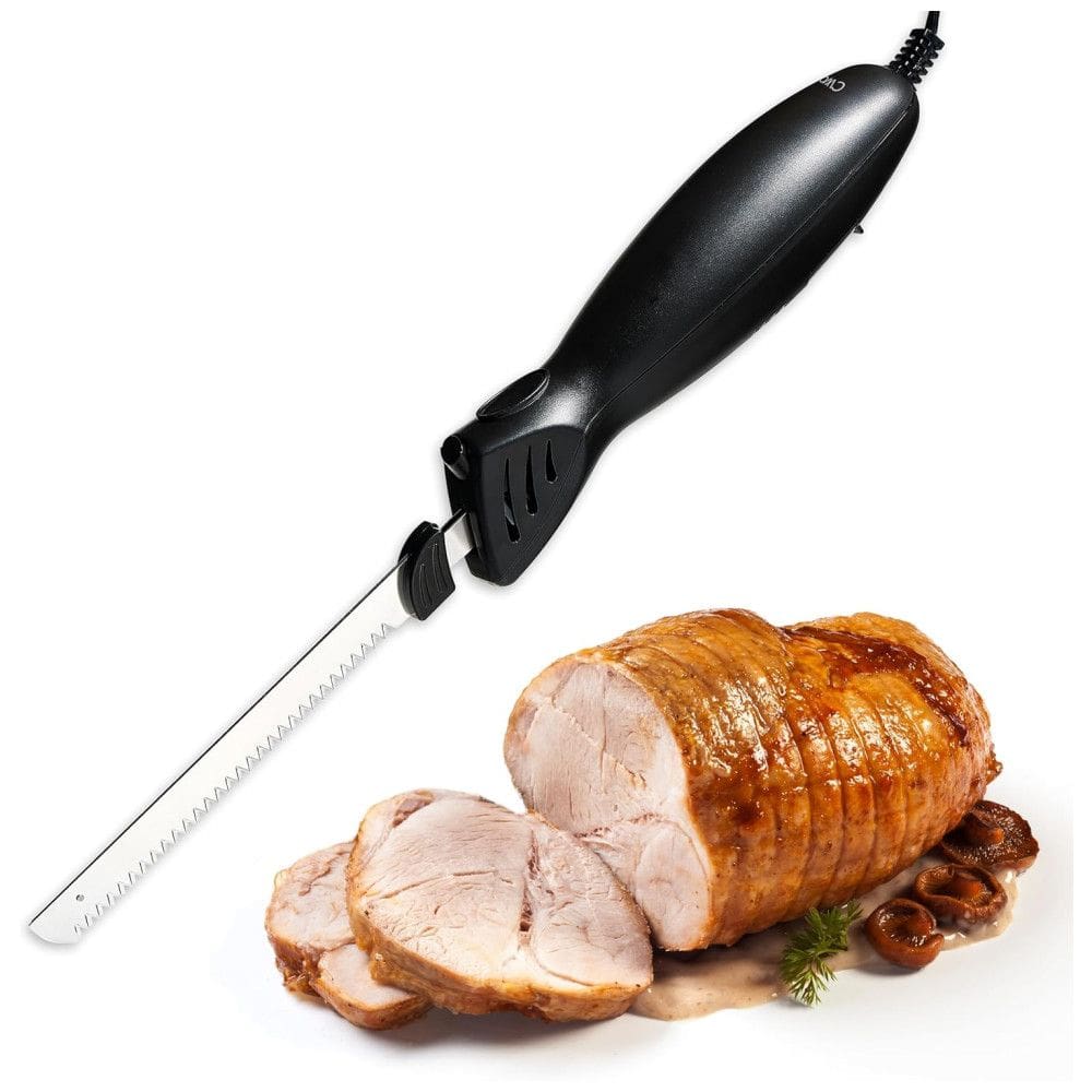 Faca Elétrica COOK WITH COLOR 100W, Duas Lâminas para Cortes Versáteis, Precisão e Conveniência para Sua Cozinha, 5,6 x 5,6 x 42,9