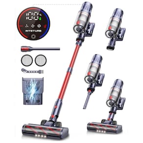 Aspirador de Pó Sem Fio INTETURE BP20, 550W, 45Kpa, 60 min de Autonomia, Escova com Sensor de Toque, Estação de Carregamento para Pisos